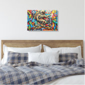 NYC MAJESTÄT-3 LEINWANDDRUCK (Insitu (Schlafzimmer))