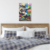 NYC MAJESTÄT-4 LEINWANDDRUCK (Insitu (Schlafzimmer))
