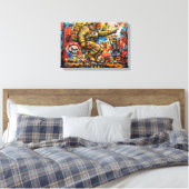 NYC MAJESTÄT LEINWANDDRUCK (Insitu (Schlafzimmer))