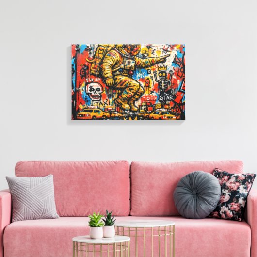 NYC MAJESTÄT LEINWANDDRUCK (Insitu (Wohnzimmer))