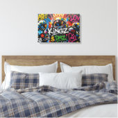 NYC MAJESTY-7 LEINWANDDRUCK (Insitu (Schlafzimmer))