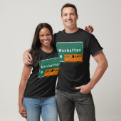 NYC Manhattan Ausgangs-Autobahn-Autobahn-Straße T-Shirt (Unisex)