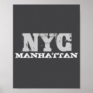 Nyc Manhattan Kreative New York City Vorlage Poster