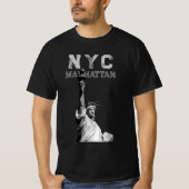 Nyc Manhattan Liberty Statue Mens Modern T-Shirt (Vorderseite)