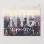 NYC Manhattan Postkarte (Vorderseite)