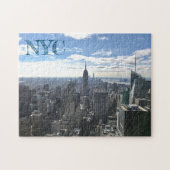 NYC Manhattan Sunny Skyline Empire State Puzzle (Horizontal)