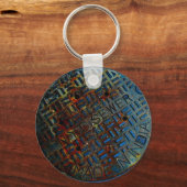 NYC Manhole Cover Schlüsselanhänger (Vorderseite)