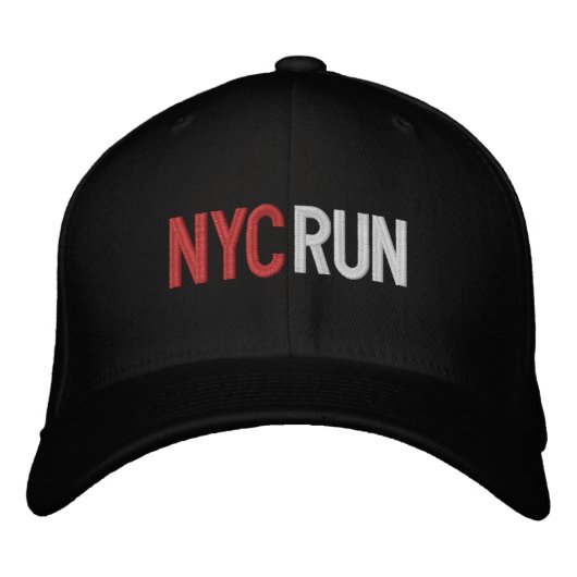 NYC Marathon Runners Cap Bestickte Baseballkappe (Vorderseite)