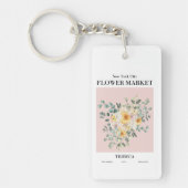 NYC Market Blume TRIBECA Schlüsselanhänger (Vorderseite)