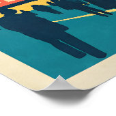 NYC mit atemberaubendem Times Square Poster (Ecke)