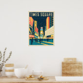 NYC mit atemberaubendem Times Square Poster (Küche)