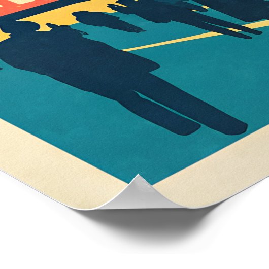 NYC mit dem Atemberaubenden Times Square Poster (Ecke)