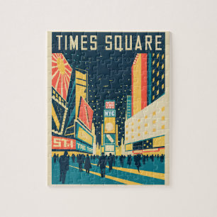 NYC mit dem Atemberaubenden Times Square Puzzle