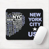 NYC-Mousepad Mousepad (Mit Mouse)