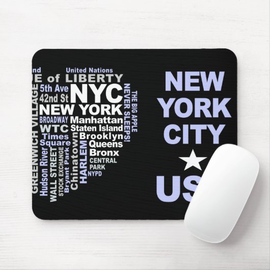 NYC-Mousepad Mousepad (Mit Mouse)