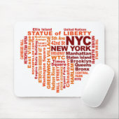 NYC-Mousepad Mousepad (Mit Mouse)