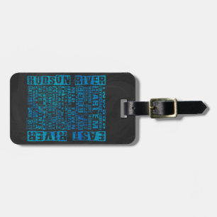 NYC-Nachbarschaften Blue Gepäckanhänger