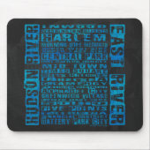 NYC-Nachbarschaften Blue Mousepad (Vorne)