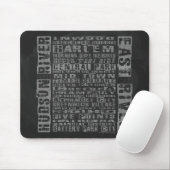 NYC-Nachbarschaften Grau Mousepad (Mit Mouse)