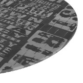 NYC-Nachbarschaften Grau Schneidebrett (Ecke)