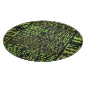 NYC-Nachbarschaften grün Schneidebrett (Ecke)