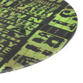 NYC-Nachbarschaften grün Schneidebrett (Ecke)