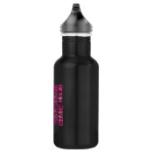 NYC-Nachbarschaften in heißen Rosa Trinkflasche (Rechts)