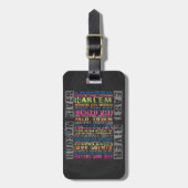 NYC Nachbarschafts-Regenbogen Gepäckanhänger (Vorderseite vertikal)