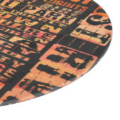 NYC Neighhoods Orange Schneidebrett (Ecke)