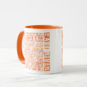 NYC Neighhoods Orange Tasse (Vorderseite Links)
