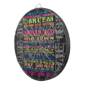NYC Neighhoods Rainbow Dartscheibe (Vorderseite rechts)