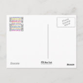 NYC Neighhoods Rainbow Postkarte (Rückseite)