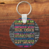 NYC Neighhoods Rainbow Schlüsselanhänger (Vorderseite)