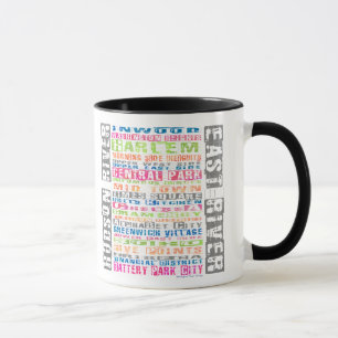 NYC Neighhoods Rainbow Tasse