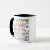 NYC Neighhoods Rainbow Tasse (Vorderseite Links)
