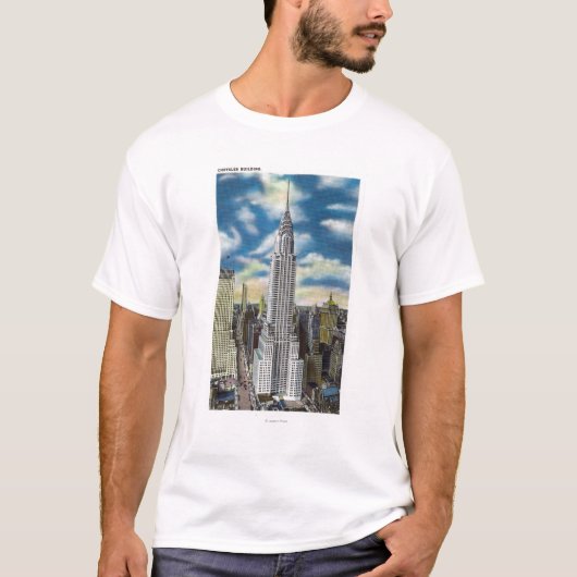 NYC, neue YorkExterior Ansicht Chryslers T-Shirt (Vorderseite)
