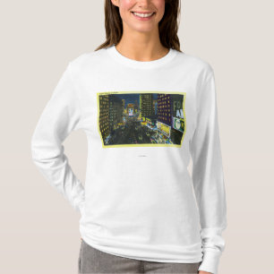 NYC, neues YorkView des Times Square nachts # 1 T-Shirt