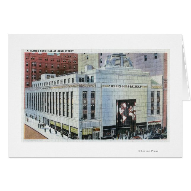 NYC, New York42nd Street View of Terminals (Vorderseite (Horizontal))