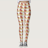 NYC New York Cherry Cheesecake Käse Cake Feinschme Leggings (Vorderseite)