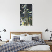 NYC, New York Chrysler Gebäude am Abend # 1 Leinwanddruck (Insitu (Schlafzimmer))