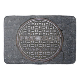 NYC New York City Abwassergehäuse Neuheit bei der  Badematte