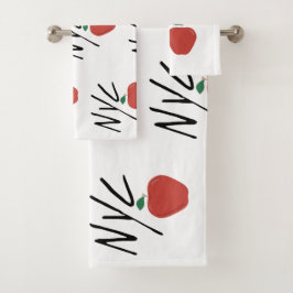 NYC NEW YORK CITY BADHANDTUCH SET