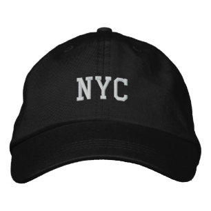 NYC New York City bestickte, anpassbare Cap Black Bestickte Kappe