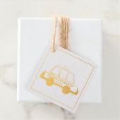 NYC New York City Checkered Taxi Geschenkanhänger (Mit Box)