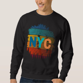 NYC New York City Colorful Design Sweatshirt