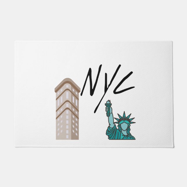 NYC NEW YORK CITY FUßMATTE (Vorderseite)