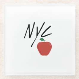 NYC NEW YORK CITY GLASUNTERSETZER