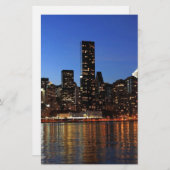 NYC New York City Manhattan Nacht Briefpapier (Vorne/Hinten)