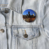 NYC New York City Manhattan Nacht Button (Beispiel)