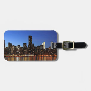 NYC New York City Manhattan Nacht Gepäckanhänger